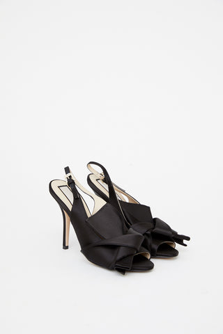 Sling back Satin Mules - Désordre Boutique