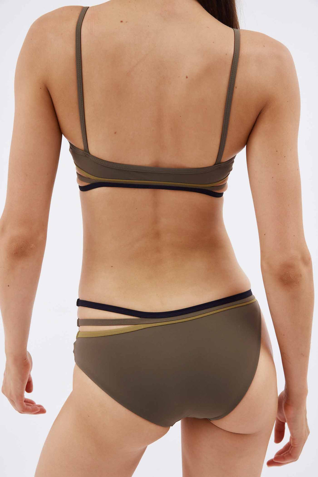 Split Combat Multi Strap Bikini Top - Désordre Boutique