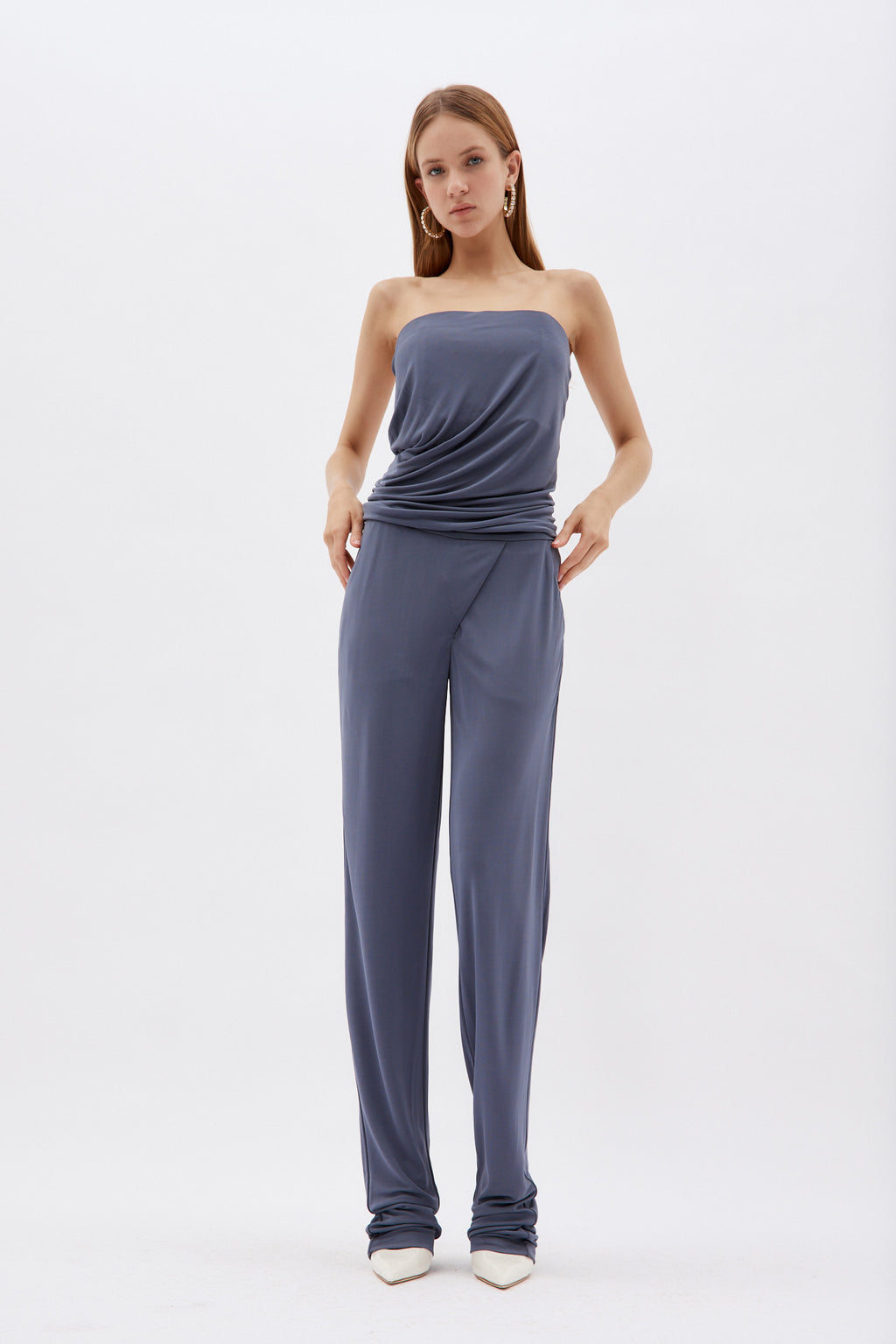 Tie Waist Charcoal Pant - Désordre Boutique