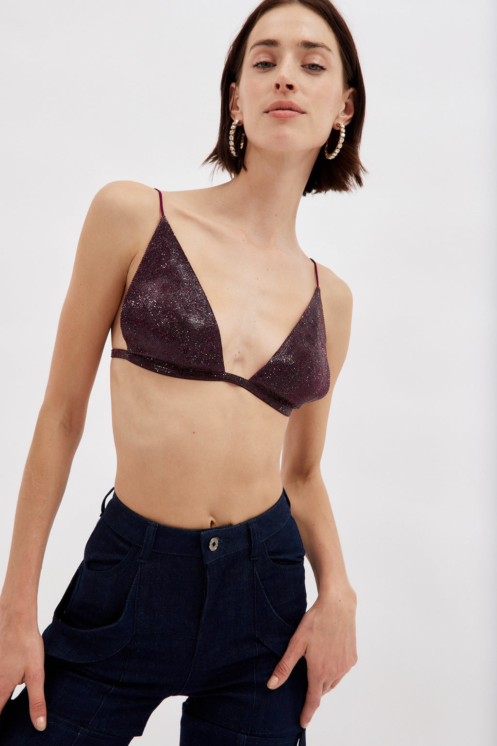 Triangle Amethyst Bra - Désordre Boutique