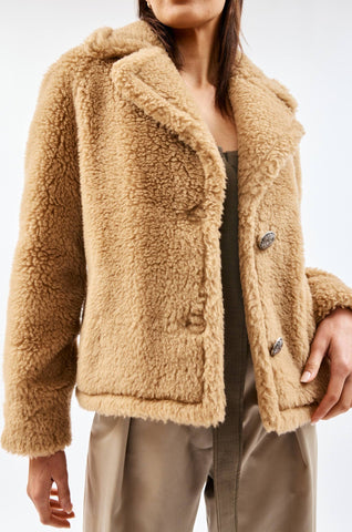 Two Button Cuddle Camel Jacket - Désordre Boutique