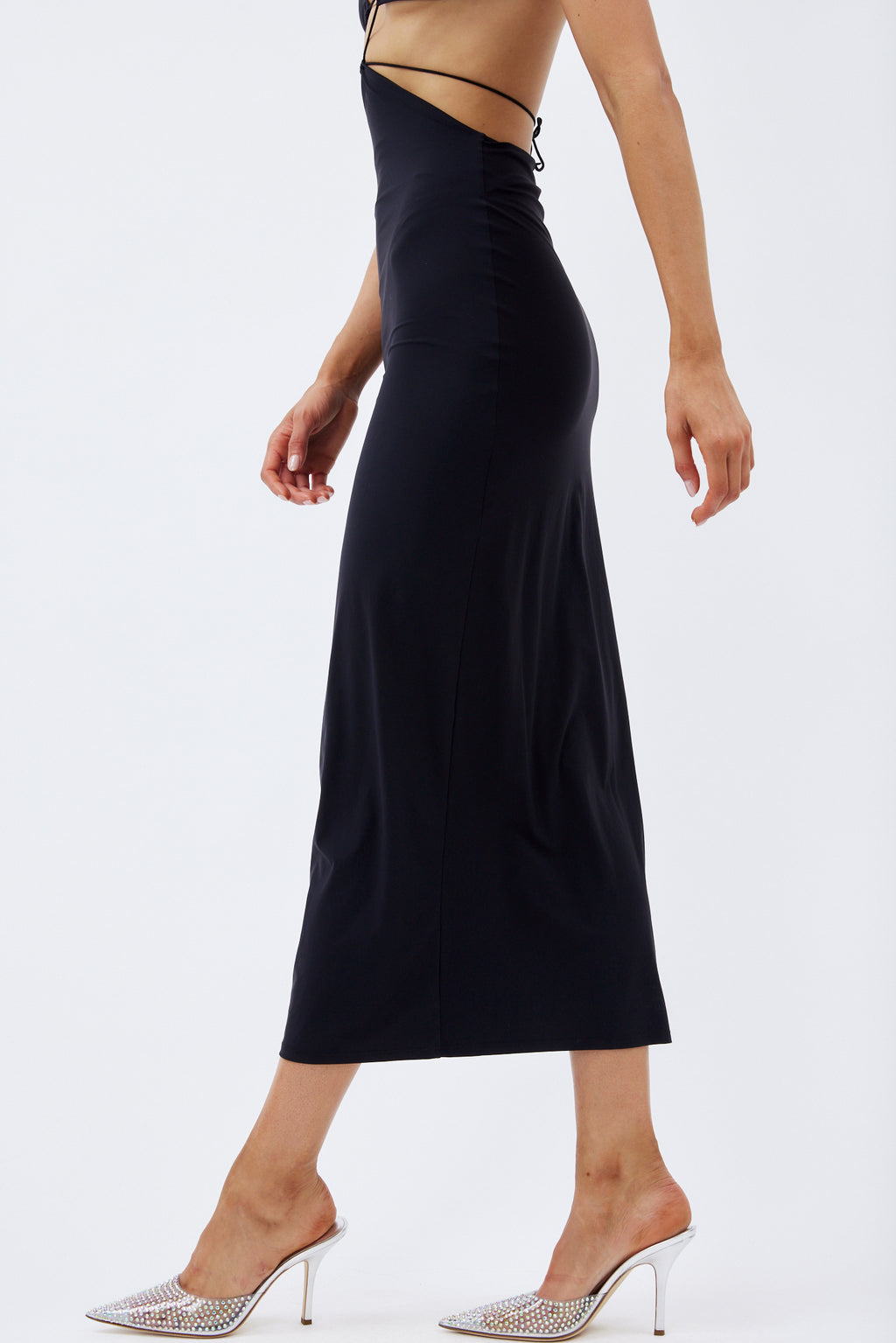 Uma Deep Black Dress - Désordre Boutique