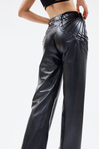 Volterra Black Leather Pant - Désordre Boutique