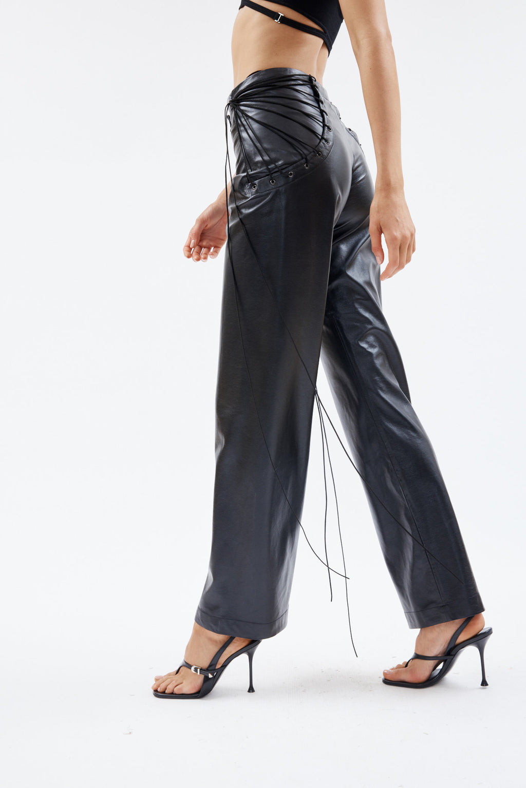 Volterra Black Leather Pant - Désordre Boutique