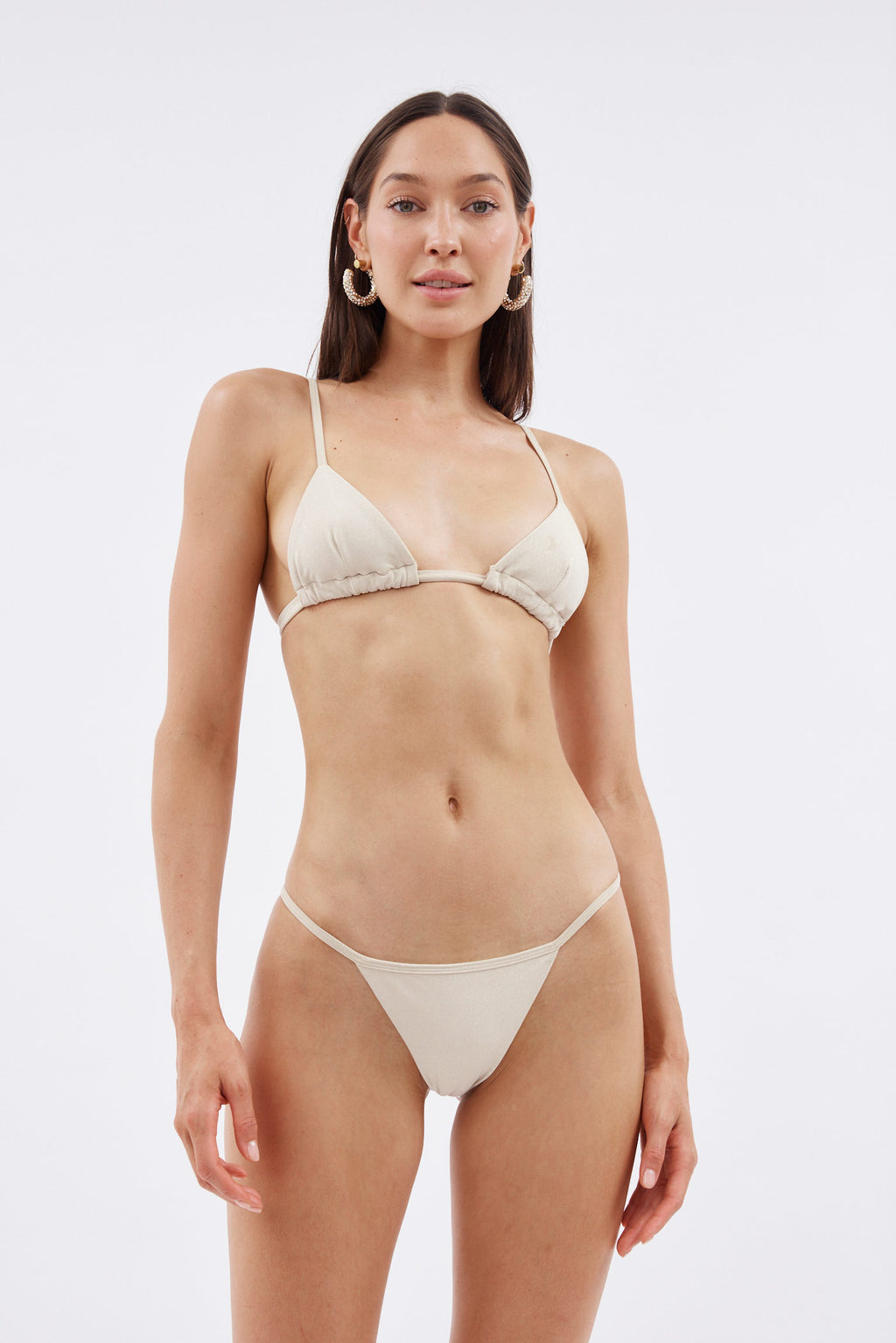 White Gold Sun Triangle Bikini - Désordre Boutique