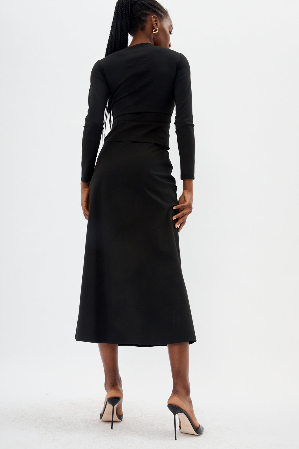 XX Knit Black Cut Out Dress - Désordre Boutique