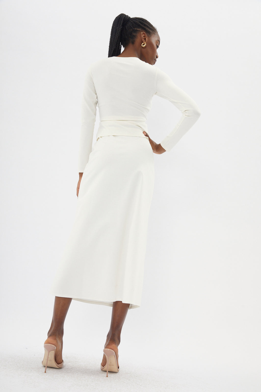 XX Knit Cream Cut Out Dress - Désordre Boutique